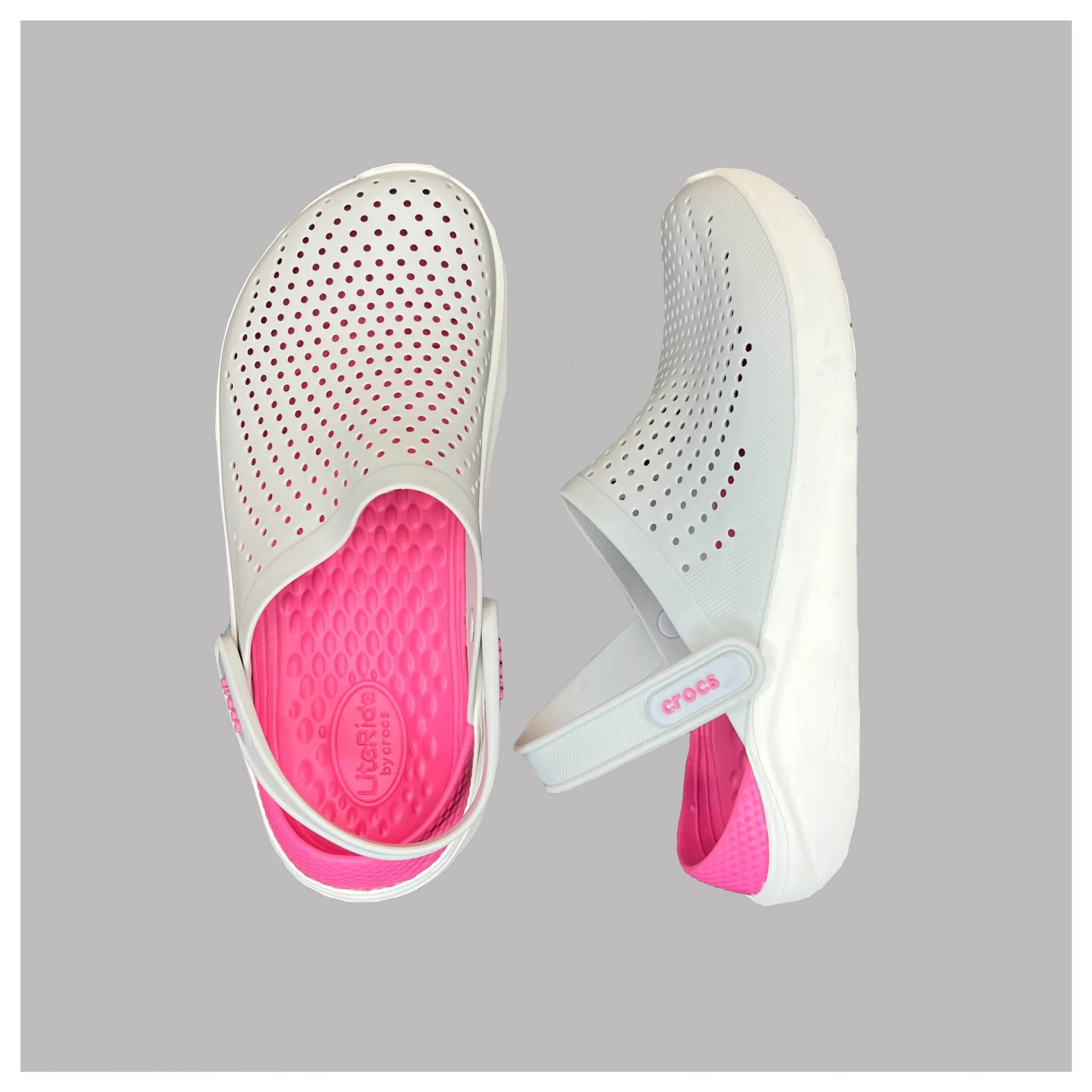 صندل کراکس لایت راید طوسی صورتی