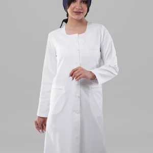 روپوش زنانه مدل یقه گرد کمردار