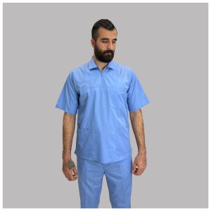 ست اسکراب مردانه یقه نیم زیپ آیدین